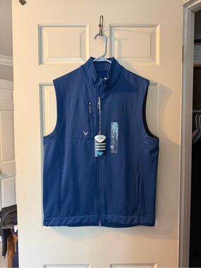Callaway Navy Blue Performance Sleeveless Golf Vest